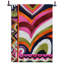 Tapis rectangulaire unique en cuir de vache 4 pi x 6 pi