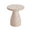Table d'appoint en béton léger d'extérieur / d'intérieur Travertine-483326850