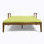 Double chaise longue de patio avec coussin-1290262156