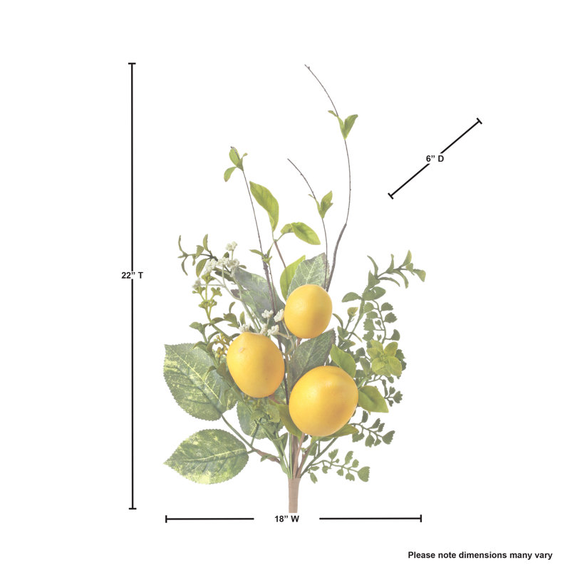 Lemon Arrangement in Vase