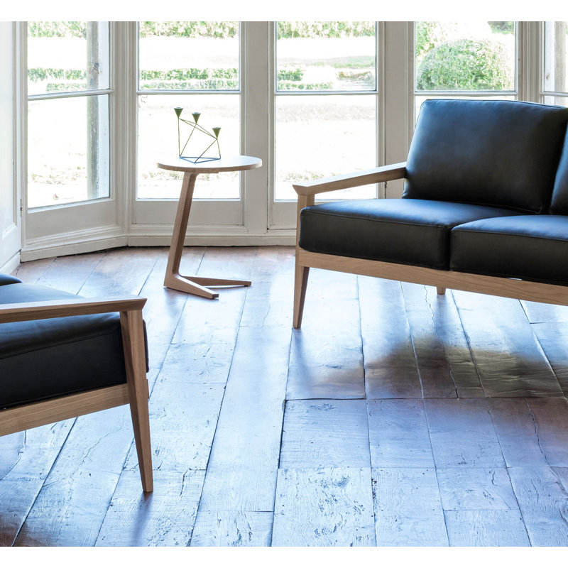 Solid Wood End Table, Oak Wood