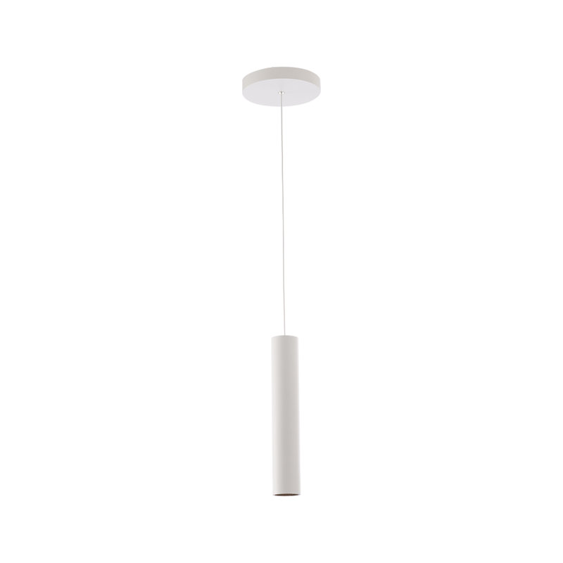 Luminaire suspendu à DEL 13,5 po Silo, Blanc / blanc, 3000