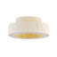 Luminaire encastré à abat-jour cylindrique moderne en métal 17,7 po Abbie-194526172-195527198