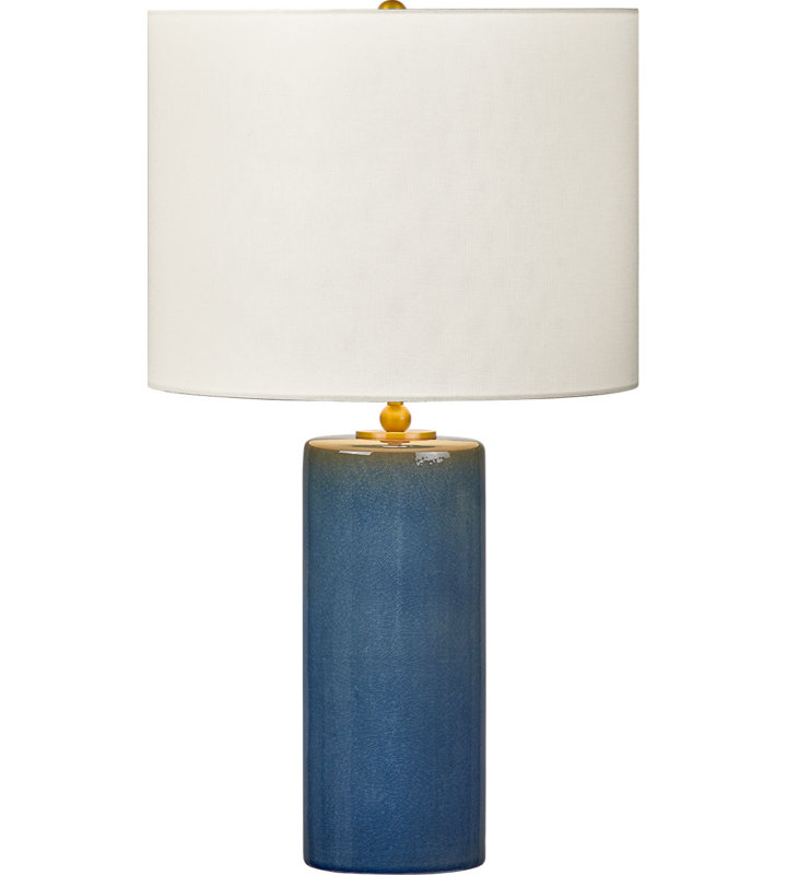 Lauren 26 Table Lamp, Deep Ocean Crackle