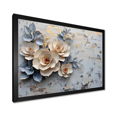 Motif floral Beardsley Minimalisme avec pétales succulentes