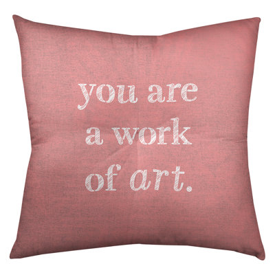 Coussin décoratif intérieur/extérieur travail d’art