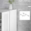 Armoire de 69 po avec rangement mobile, garde-manger moderne, blanc, portes à fermeture douce, améliore l'armoire blanche de qualité Home Living, tablettes de rangement, garde-manger,