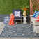 Machine-Woven Stain Resistant Floral Area Rug