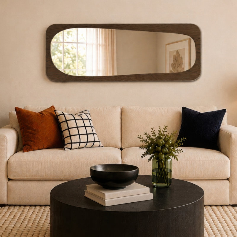 Miroir sur pied moderne Odette 23x60