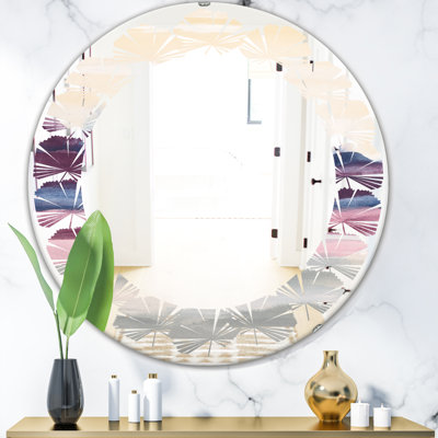 Miroir mural Leaves Rock Landscape Cottage