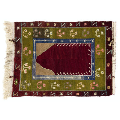 Tapis rétro fait main Tulu