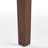  Dining Table with Square Leg, Elegant Dining Table for Dining Room and Kitchen, Walnut
