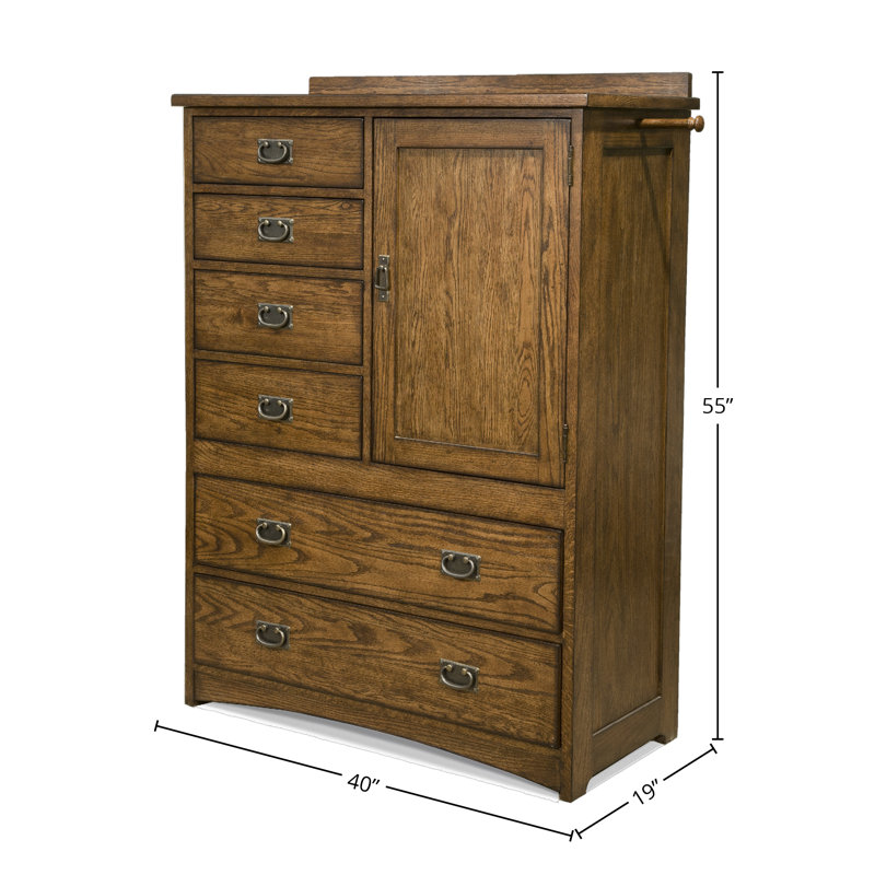 Commode Iskender avec 6 tiroirs et porte, Mission