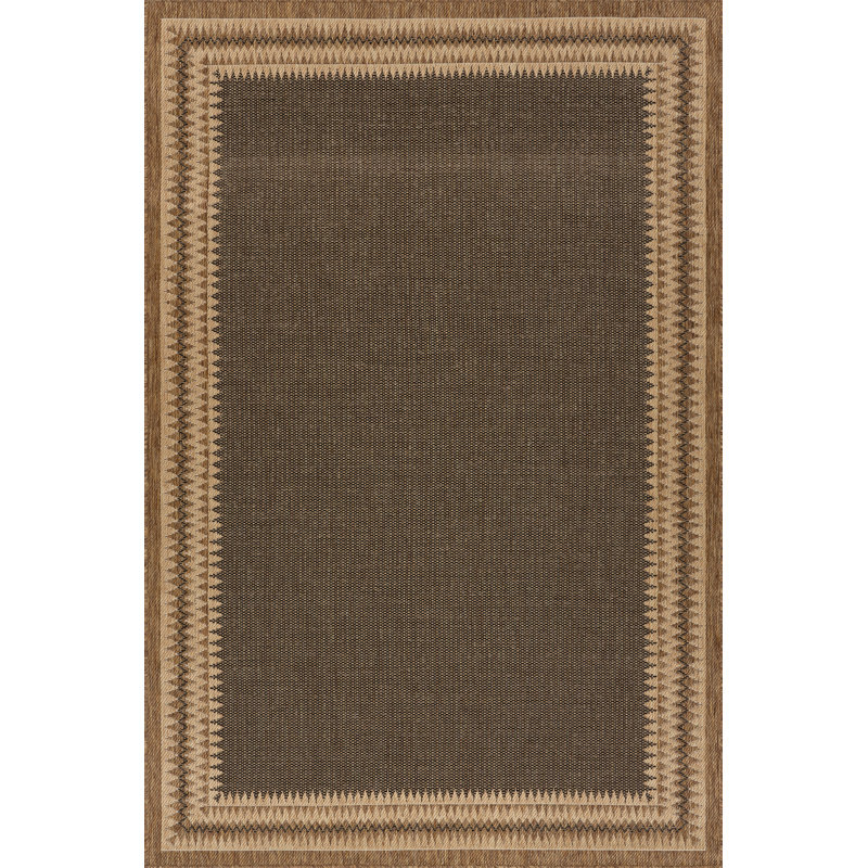  Tapis intérieur / extérieur Mirelia, Rectangulaire 4 pi x 6 pi, Gris