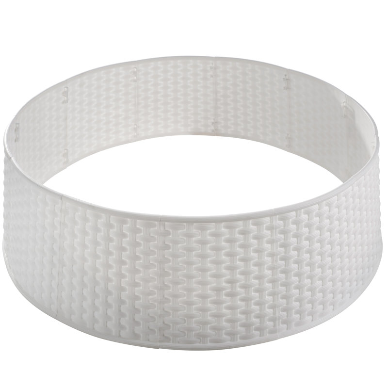 Plastic Tree Collar, White