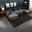 Modern Plush Corduroy Sectionals, Modular Design For Living Room