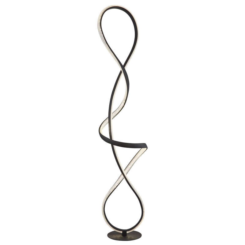 133cm Matte LED Novelty Floor Lamp, Black