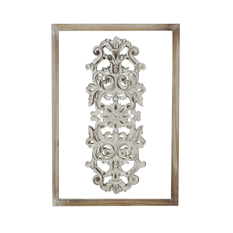 Reproduction d’impression sur bois blanc/brun