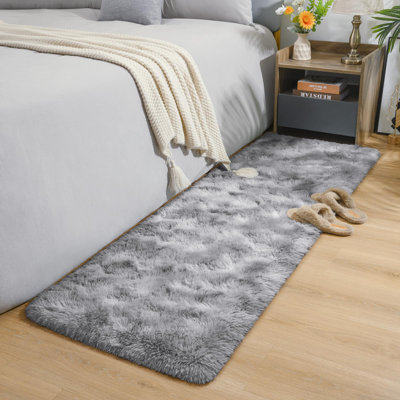 Tapis à poil long Antonije Tie Dye