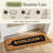 Bonjour 30x10 Long Sheltered Front Door Mat Coco Natural