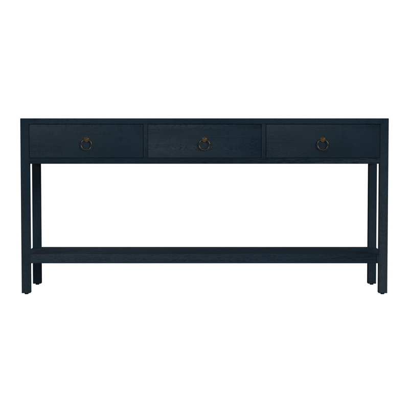 Elin 65'' Console Table, Navy Blue
