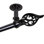 Addien Steel Adjustable Single Curtain Rod