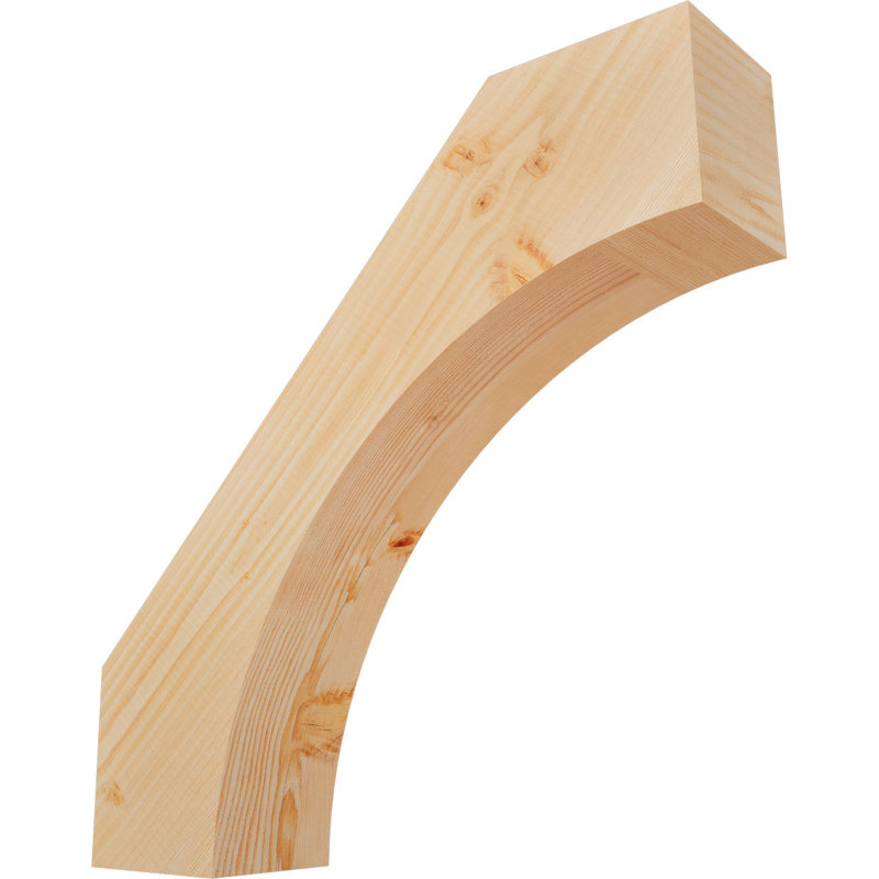 Attelle de genou Westlake, Sapin de Douglas, H 24 po x l 5,5 po x P 24 po, Lisse
