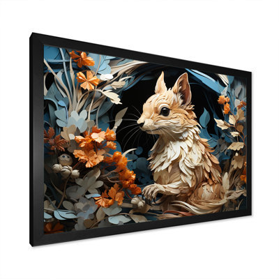" Minimalism Squirrel 3D "