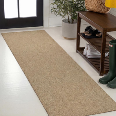 Kalonni Classic Casual Commerical Natural Coir Light Brown Indoor/Outdoor Mat
