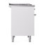 Cuisinière à double combustible de 40 po avec 6 brûleurs scellés et plaque chauffante ILVE Nostalgie II Series (porte pleine)-708322064-708322104