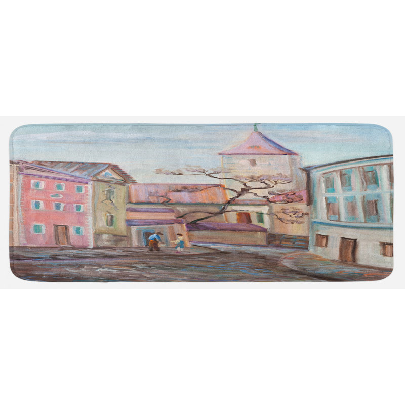Tapis de cuisine paysage