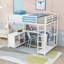 Lit mezzanine en métal avec tablettes, bureau et échelle-1386283476-1386283479