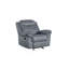 Fauteuil inclinable en velours bicolore-2002615144