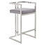 Carwell Upholstered Counter Stool with Metal Frame-1602584622-1602584616