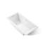 Underscore Rectangle 60-In X 30-In Heated Bubblemassage Air Bath With Reversible Drain-2099279797