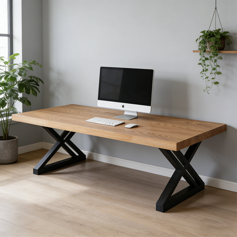 Bureau de direction moderne, bureau d'ordinateur, H 29,53 po x l 78,74 po x P 31,5 po