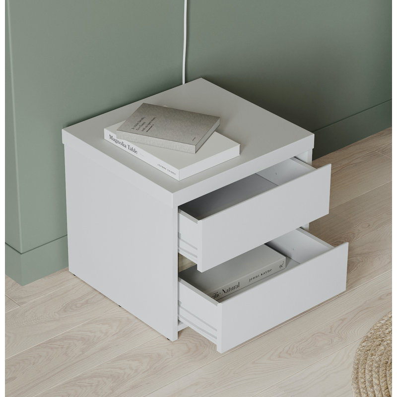 40cm W Chipboard Bedside Table