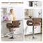Swivel Bar Stool with Steel Frame-117028798