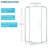 Tempered Glass Bathroom Shower Enclosure, 34-1/8" X 72", , Semi- Shower, Luxury-124069832