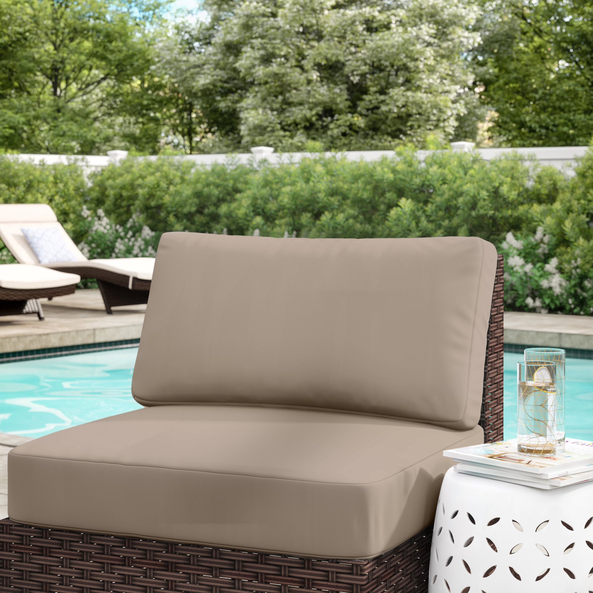 Sol 72 Outdoor Waterbury Outdoor 6 Replacement Cushion Set