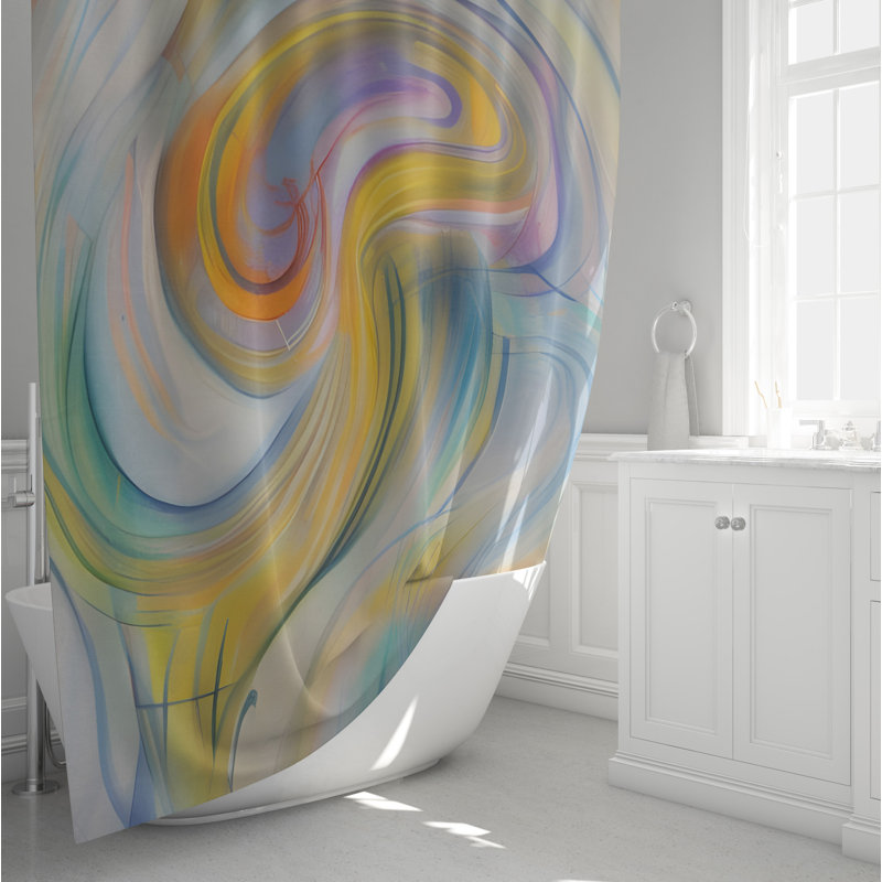 Rideau de douche Claree, H 72 po x l 70 po