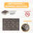 Benaiah Indoor Doormat Washable Doormat for Entryway w/ Non Slip Backing-695247887