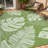 Outdoor Rug Large Plastic Straw Rug, Waterproof Woven Patio Rug, UV-Resistant Reversible Mat, Tropical Leaf Outside Carpet for Backyard, RV-1458423826-1470910812