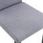 Quatre chaises de salle à manger en lin et coton gris clair, simples et polyvalentes, confortables et accompagnées. Des chaises de salle à manger exquises et polyvalentes offrent une nouvelle expérience confortable. (Ensemble de 4)-1270113149