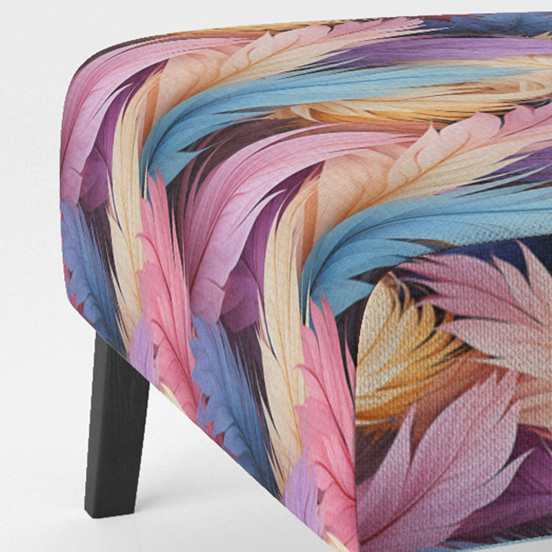 Fauteuil de chambre Pastel Botanical Leaf Design