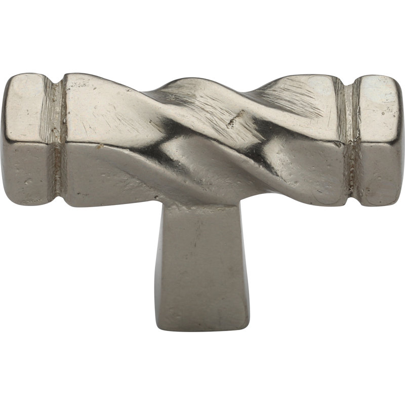 Bouton d'armoire Twist Stick, Bronze blanc
