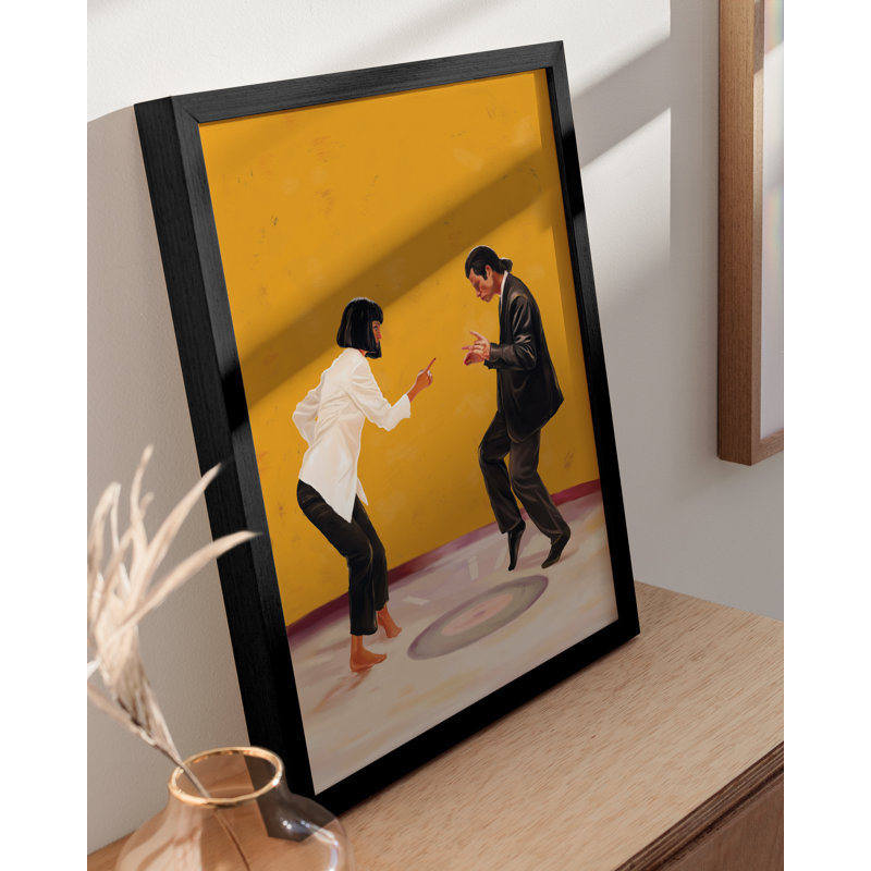Pulp Fiction Dancing - par Everly Quinn | Affiches de cinéma Quentin Tarantino pour esthétique des années 90