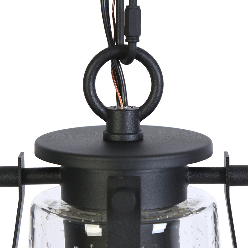 1-Light Modern Bell/Cone Outdoor Hanging Lantern