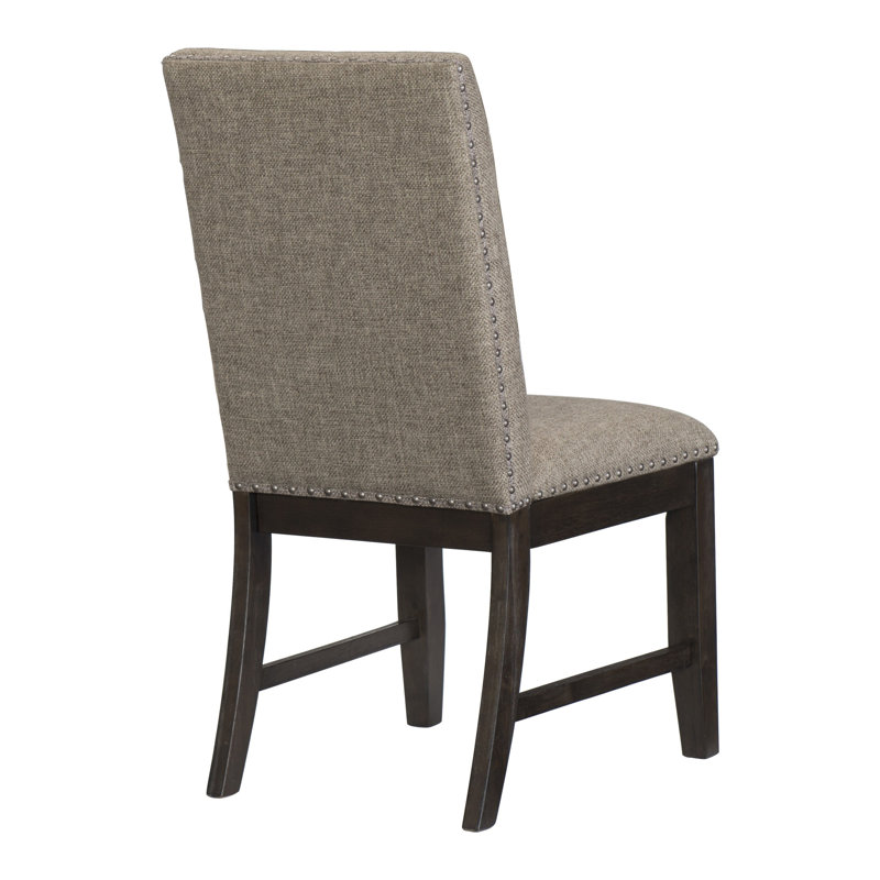 2 chaises d'appoint, 100% tissu, capacité de 250 lb, tissu, 2 pièces, Brun, Marron foncé