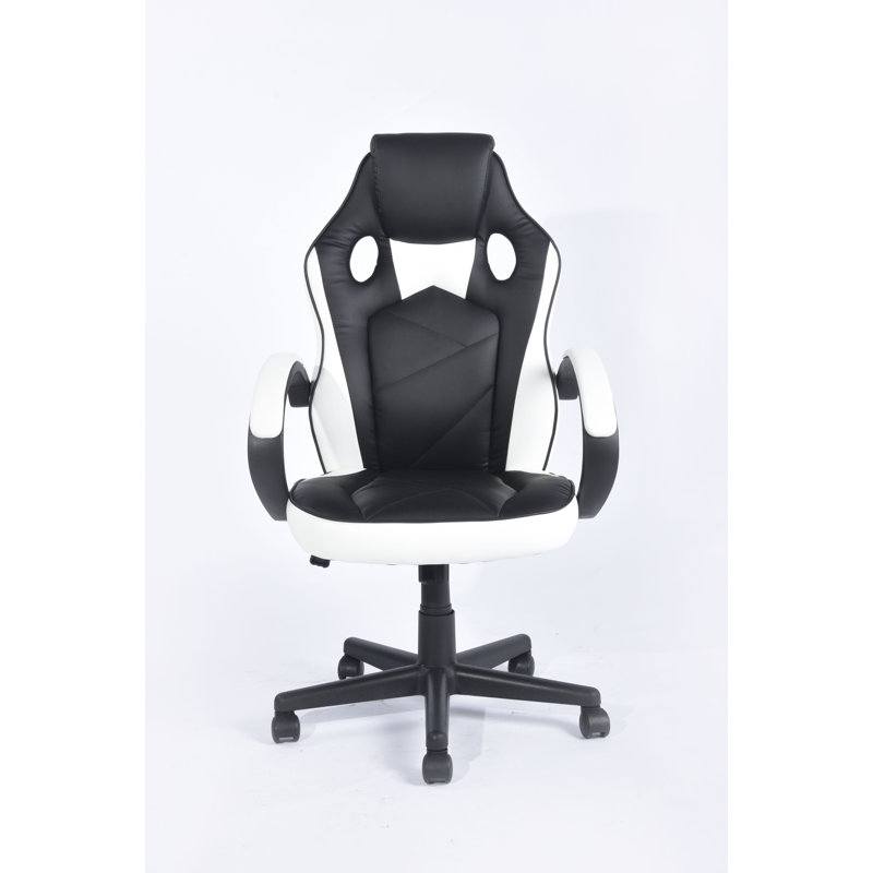 Wade Logan Sandtoft Adjustable Ergonomic Swiveling PC & Racing Game Chair